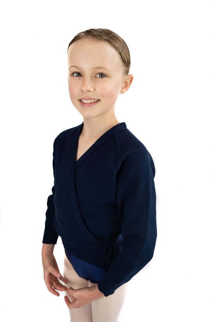 Navy Ballet Cardigan (Girls)
