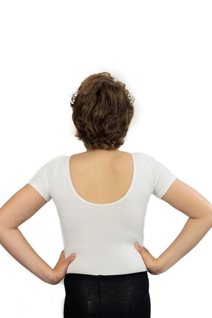 Standard 3-6, Senior Certificate 1 & 2, Intermediate, Advanced Ballet White Leotard ( Boys)  - Image 2